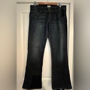 Hudson bootcut jeans in dark denim